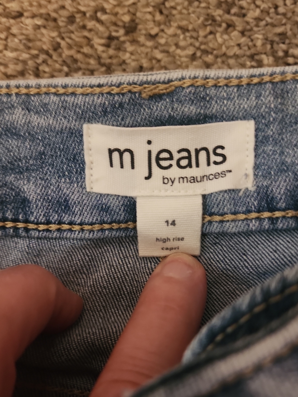 High Rise Capris - Picture 2 of 4